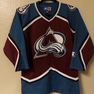 NHL Vintage Starter Colorado Avalanche Jersey
